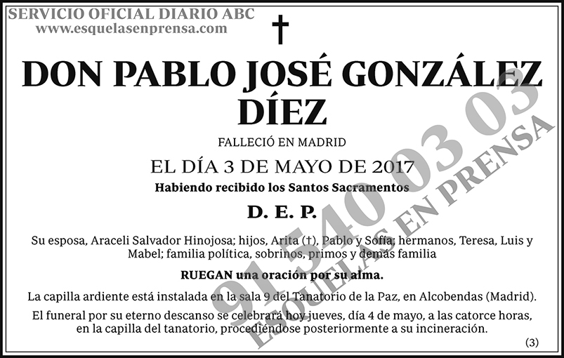 Pablo José González Díez